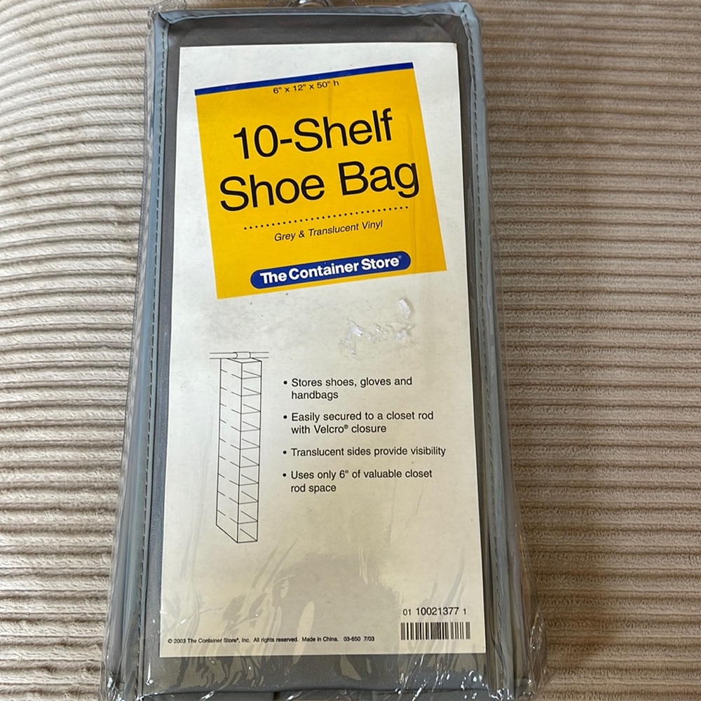 The Container Store 10-shelf Shoe Bag